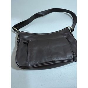 Wilson's Leather Brown Handbag - Brown Leather Purse with Wallet Slots